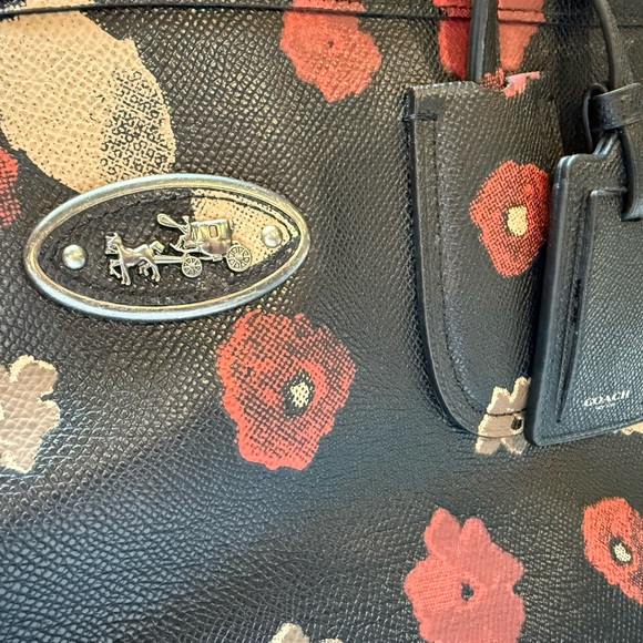 Coach Abstract Floral Taxi Tote - Picture 12 of 14